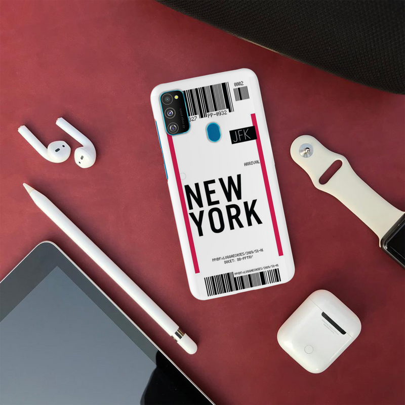 New York ticket Printed Slim Cases and Cover for Galaxy M30S