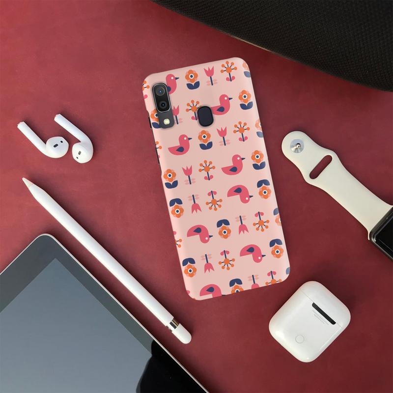 Duck and florals Printed Slim Cases and Cover for Galaxy A20