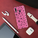 Pink Hearts Printed Slim Cases and Cover for Galaxy A20