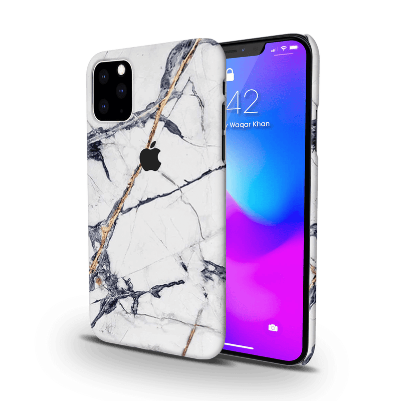 White Marble Pattern Mobile Case Cover For Iphone 11 Pro Max