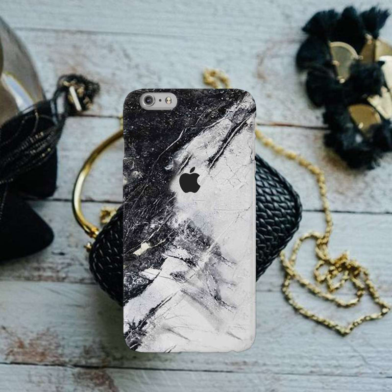 Iphoen 6Plus Black Cloud Marble Pattern