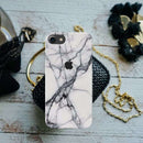 Light Grey Marble Pattern Mobile Case Cover For Iphone 7