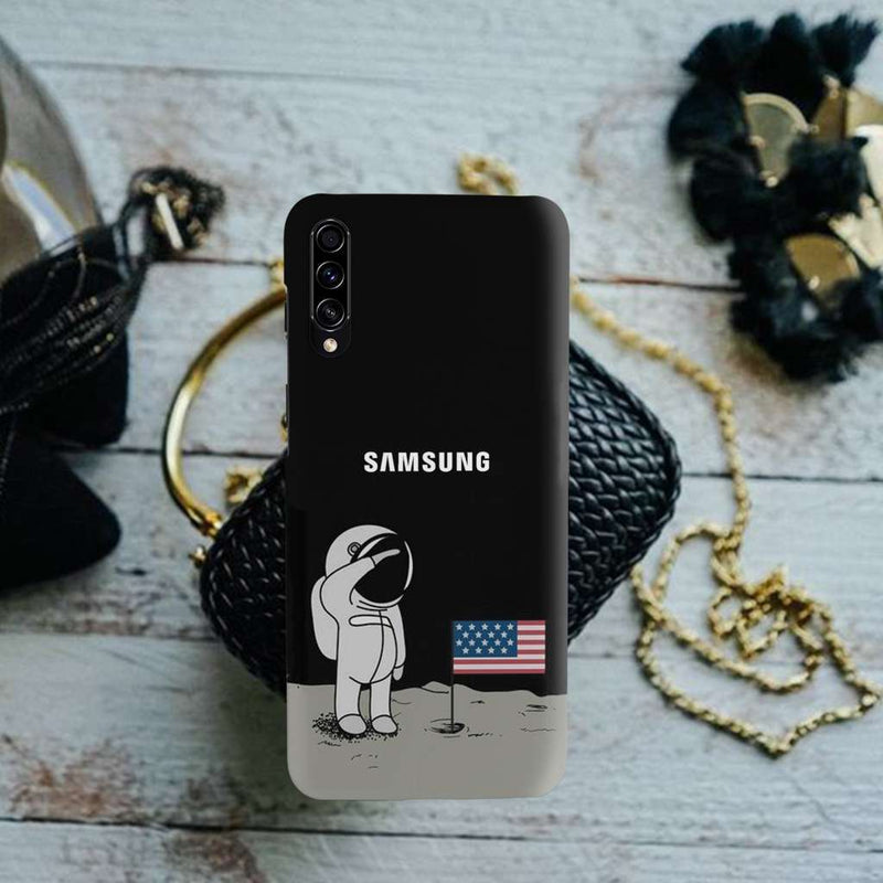 USA Astronaut Pattern Mobile Case Cover For Galaxy A50S