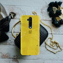 Yellow Paper Pattern Mobile Case Cover For Oneplus 7t Pro