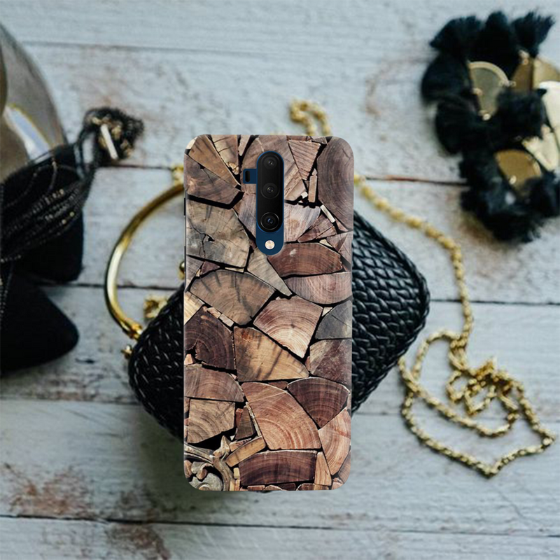 Wood Pieces Pattern Mobile Case Cover For Oneplus 7t Pro