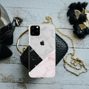 Pink Black & White Marble Pattern Mobile Case Cover For Iphone 11 Pro Max