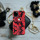 Military Red Camo Pattern Mobile Case Cover For Iphone 11 Pro Max