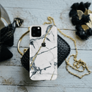 White Marble Pattern Mobile Case Cover For Iphone 11 Pro Max