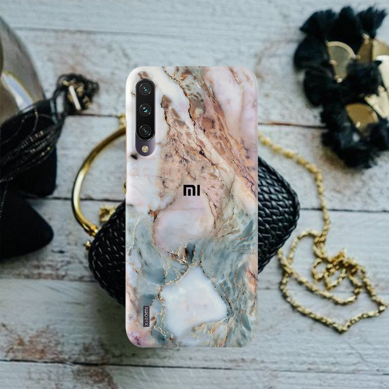 Lite Pink Marble Pattern Mobile Case Cover For Redmi A3