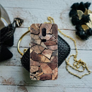 Wood Pieces Pattern Mobile Case Cover For Oneplus 6