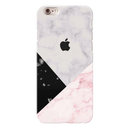 Pink Black & White Marble Pattern Mobile Case Cover For Iphone 6