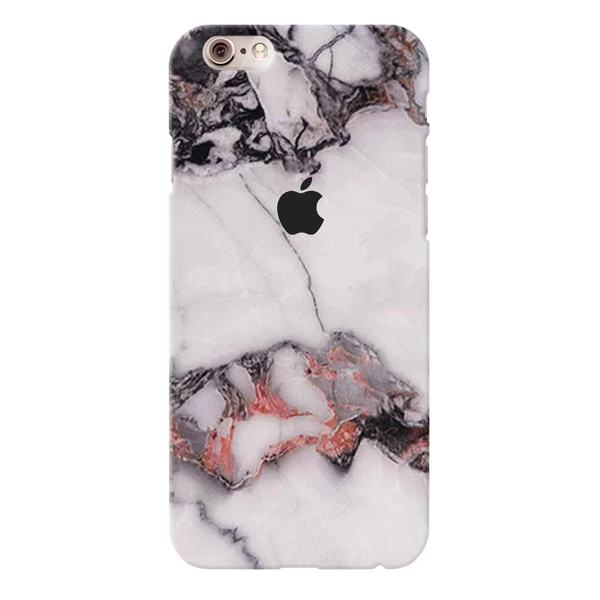 White & Black Marble Pattern Mobile Case Cover For Iphone 6