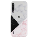 Pink Black & White Marble Pattern Mobile Case Cover For Redmi A3