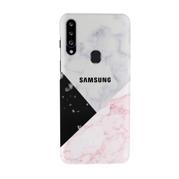 Pink Black & White Pattern Mobile Case Cover For Galaxy A20S