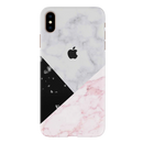 Pink Black & White Marble Pattern Mobile Case Cover For Iphone XS MAX