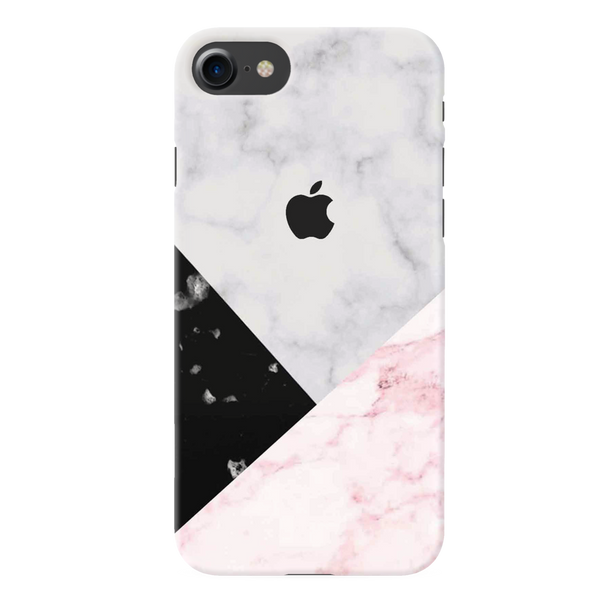 Pink Black & White Marble Pattern Mobile Case Cover For Iphone 7