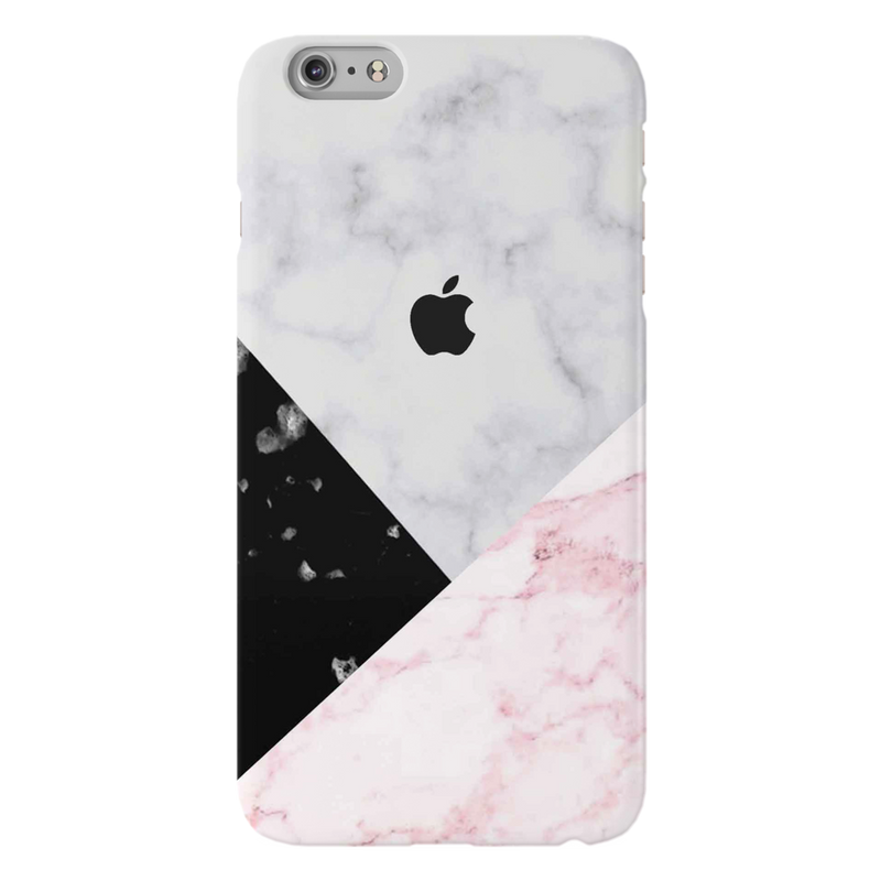 Pink Black & White Marble Pattern Mobile Case Cover For Iphone 6 Plus