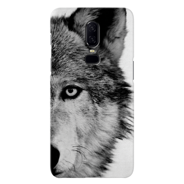 Wolf Face Pattern Mobile Case Cover For Oneplus 6