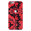 Military Red Camo Pattern Mobile Case Cover For Iphone 6 Plus