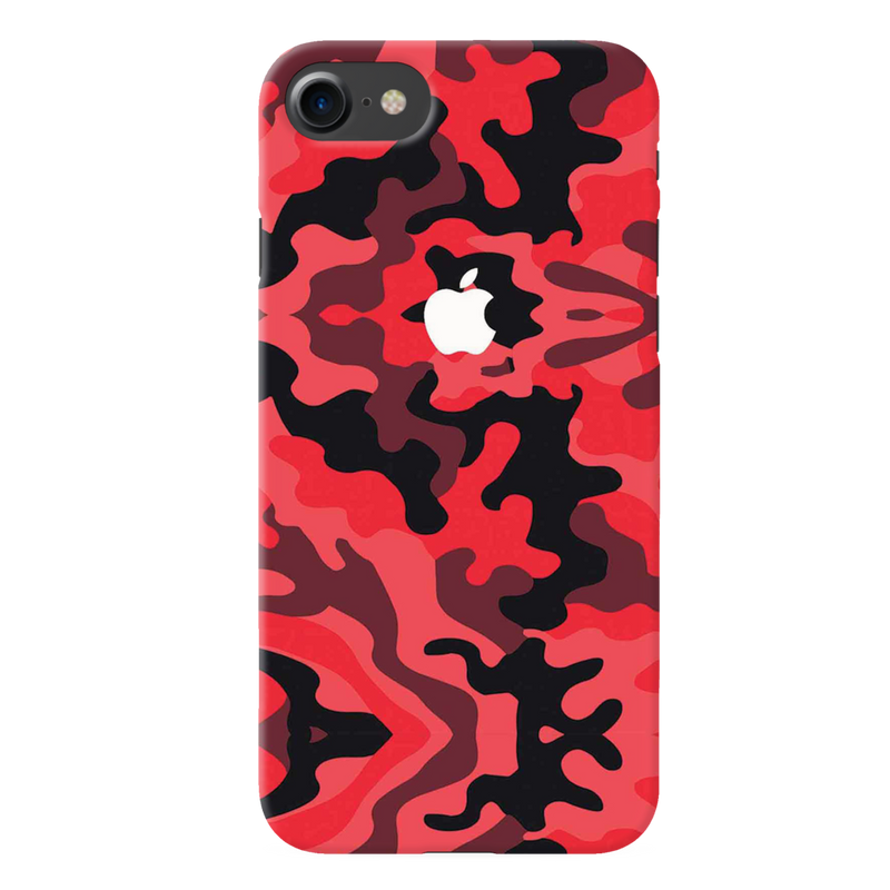 Military Red Camo Pattern Mobile Case Cover For Iphone 7