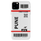 Flying to Pune Flight Ticket Pattern Mobile Case Cover For Iphone 11 Pro Max