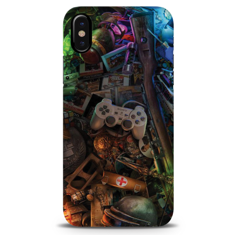 Gaming Pattern Mobile Case Cover For Iphone X