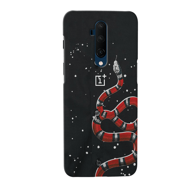 Snake in Galaxy Pattern Mobile Case Cover For Oneplus 7t Pro