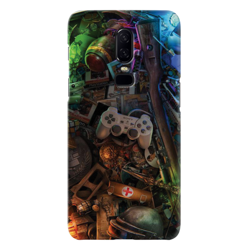 Gaming Pattern Mobile Case Cover For Oneplus 6