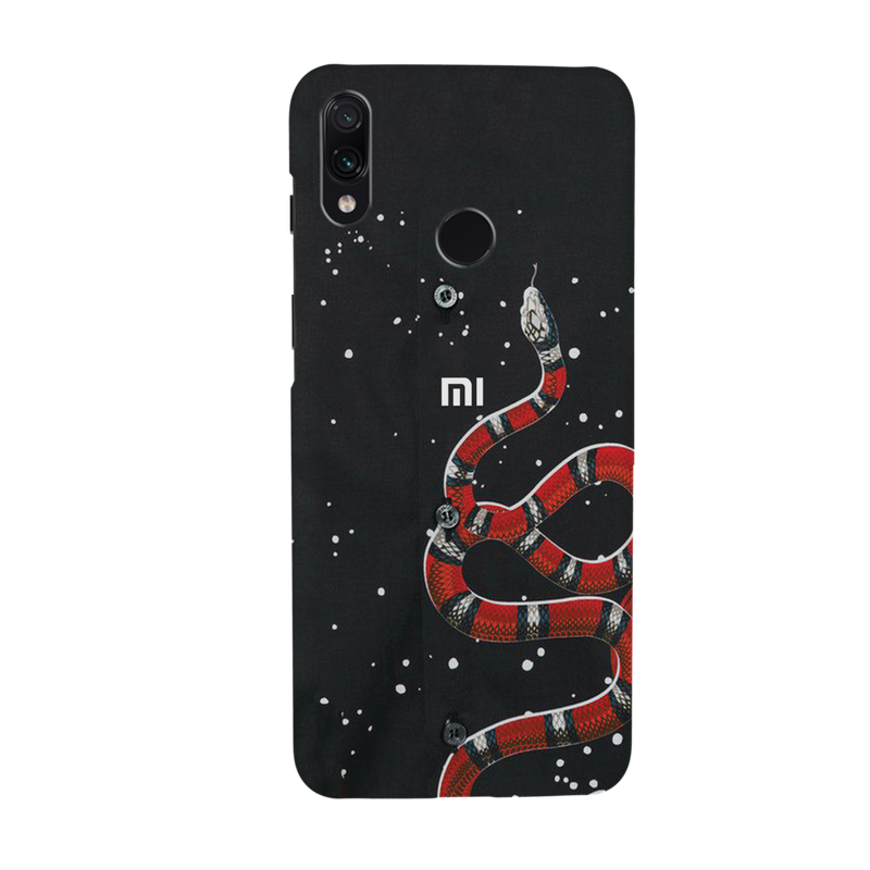 Snake in Galaxy Pattern Mobile Case Cover For Redmi Note 7 Pro