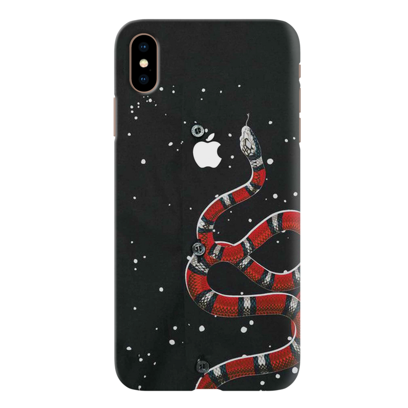 Snake in Galaxy Pattern Mobile Case Cover For Iphone XS MAX