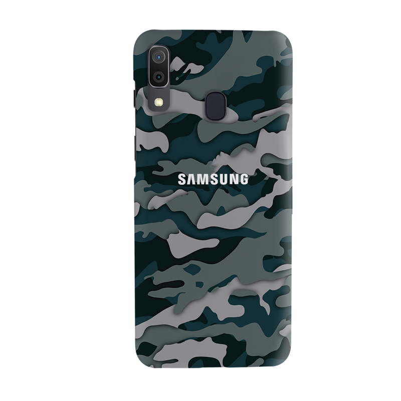 Military Camo Pattern Mobile Case Cover For Galaxy A20