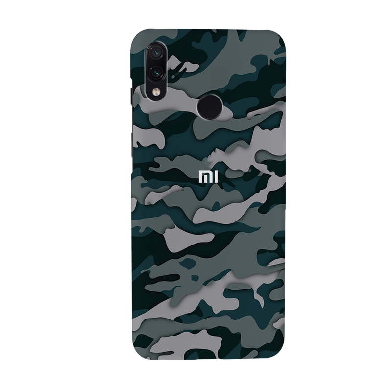 Military Camo Pattern Mobile Case Cover For Redmi Note 7 Pro