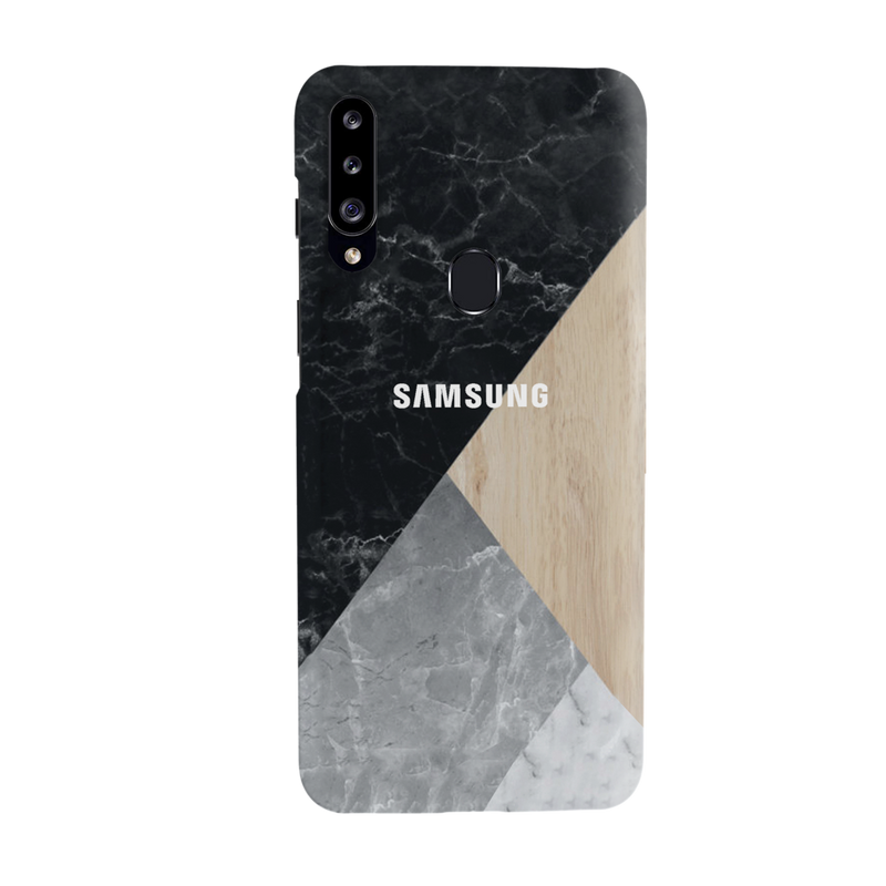 Tiles and Wooden Pattern Mobile Case Cover For Galaxy A20S