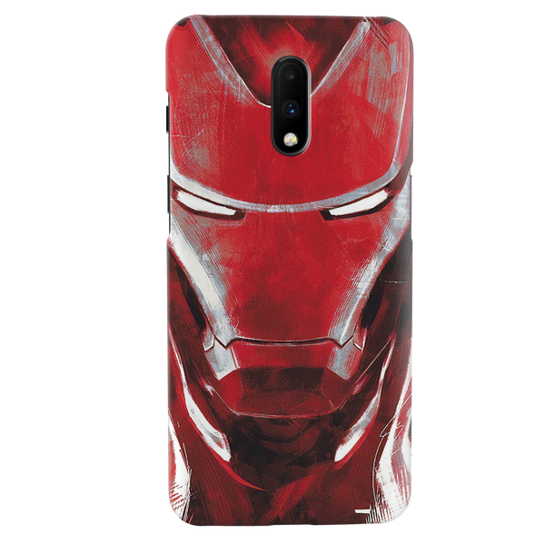 Iron Man Suit Pattern Mobile Case Cover For Oneplus 7