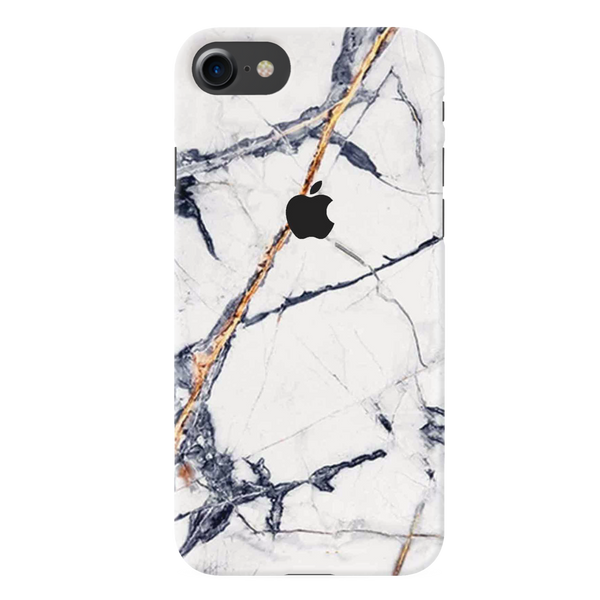 White Marble Pattern Mobile Case Cover For Iphone 7