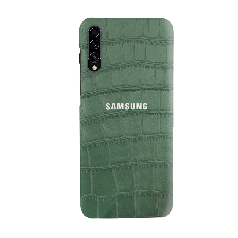 Green Boxes Pattern Mobile Case Cover For Galaxy A50S