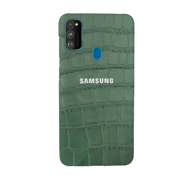 Green Boxes Pattern Mobile Case Cover For Galaxy M30s