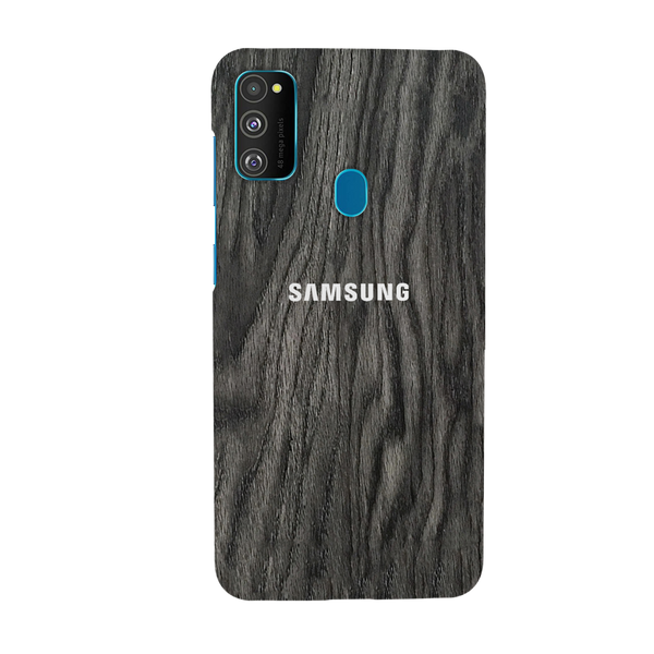 Black Wood Surface Pattern Mobile Case Cover For Galaxy M30s