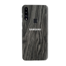 Black Wood Surface Pattern Mobile Case Cover For Galaxy A20S