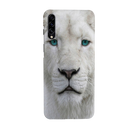 White Lion Portrait Pattern Mobile Case Cover For Galaxy A30S