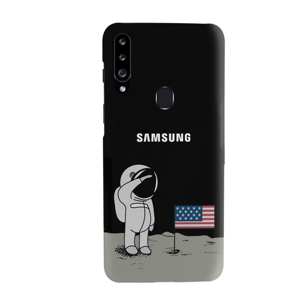 USA Astronaut Pattern Mobile Case Cover For Galaxy A20S