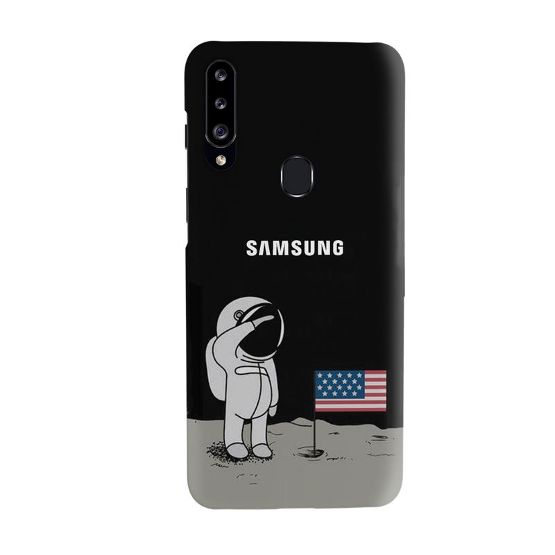 USA Astronaut Pattern Mobile Case Cover For Galaxy A20S