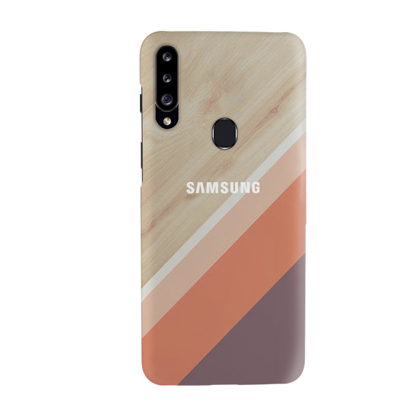 Wooden Pattern Mobile Case Cover For Galaxy A20S