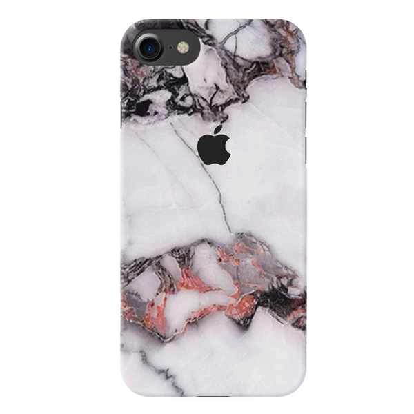 White & Black Marble Pattern Mobile Case Cover For Iphone 7