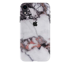 White & Black Marble Pattern Mobile Case Cover For Iphone XR