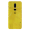 Yellow Paper Pattern Mobile Case Cover For Oneplus 6