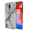 Light Grey Marble Pattern Mobile Case Cover For Oneplus 6t