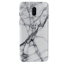 Light Grey Marble Pattern Mobile Case Cover For Oneplus 6t