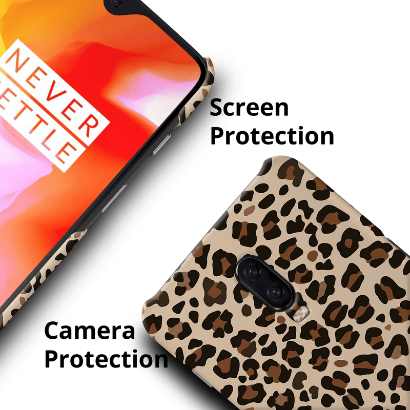 Cheetah Skin Pattern Mobile Case Cover For Oneplus 6t