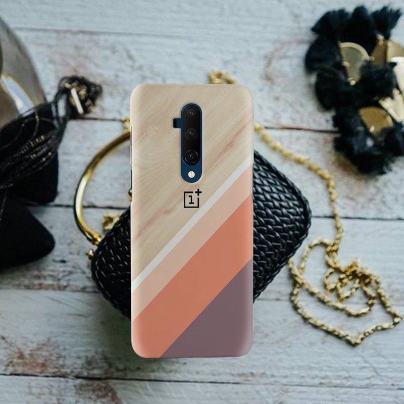 Wooden Pattern Mobile Case Cover For Oneplus 7t Pro